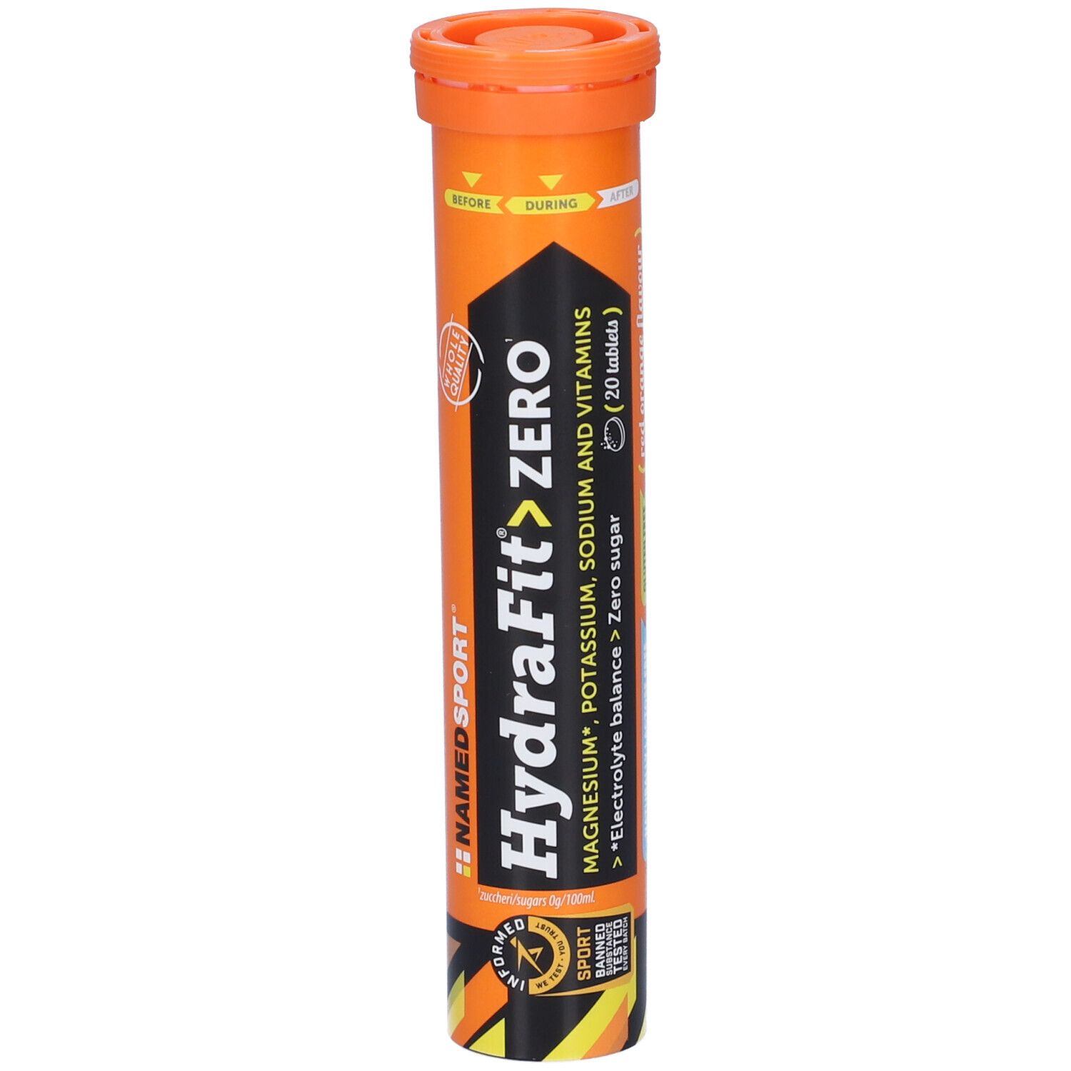 NAMEDSPORT® HydraFit> ZERO Complément alimentaire + bouteille sport Hydra4Pro