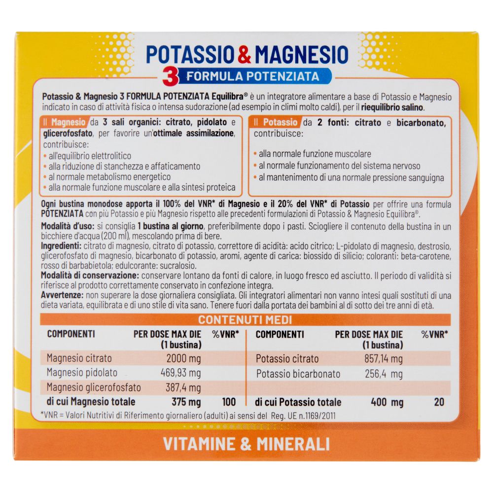 Equilibra® Verbesserte Formel für Kalium und Magnesium