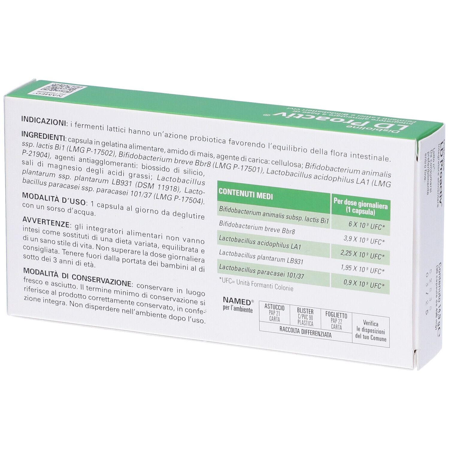 NAMED Disbioline LD Proactive Kapseln - Nahrungsergänzungsmittel