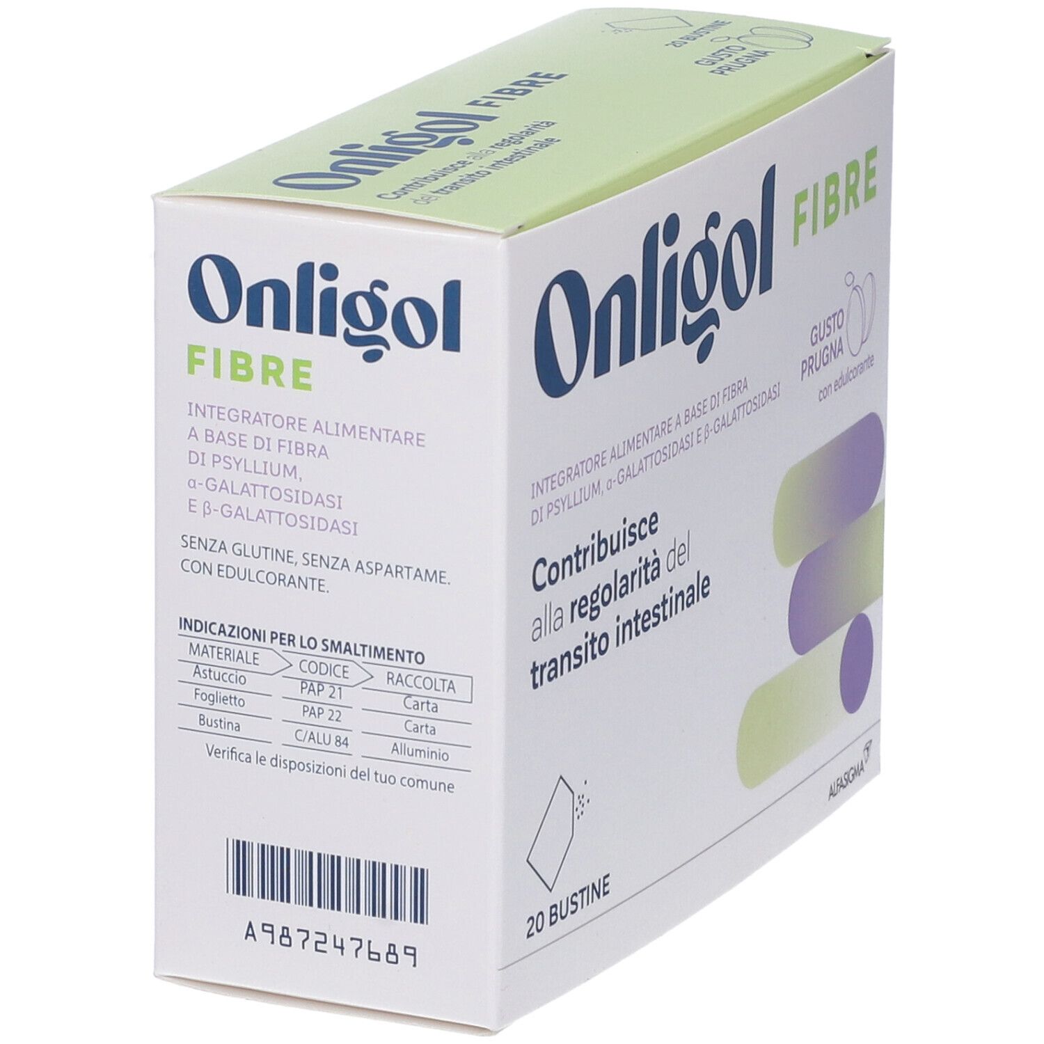 ONLIGOL FIBRE PRUGNA 20BUST