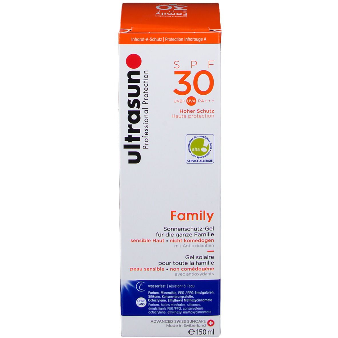 ultrasun Family SPF 30 Sonnenschutz-Gel