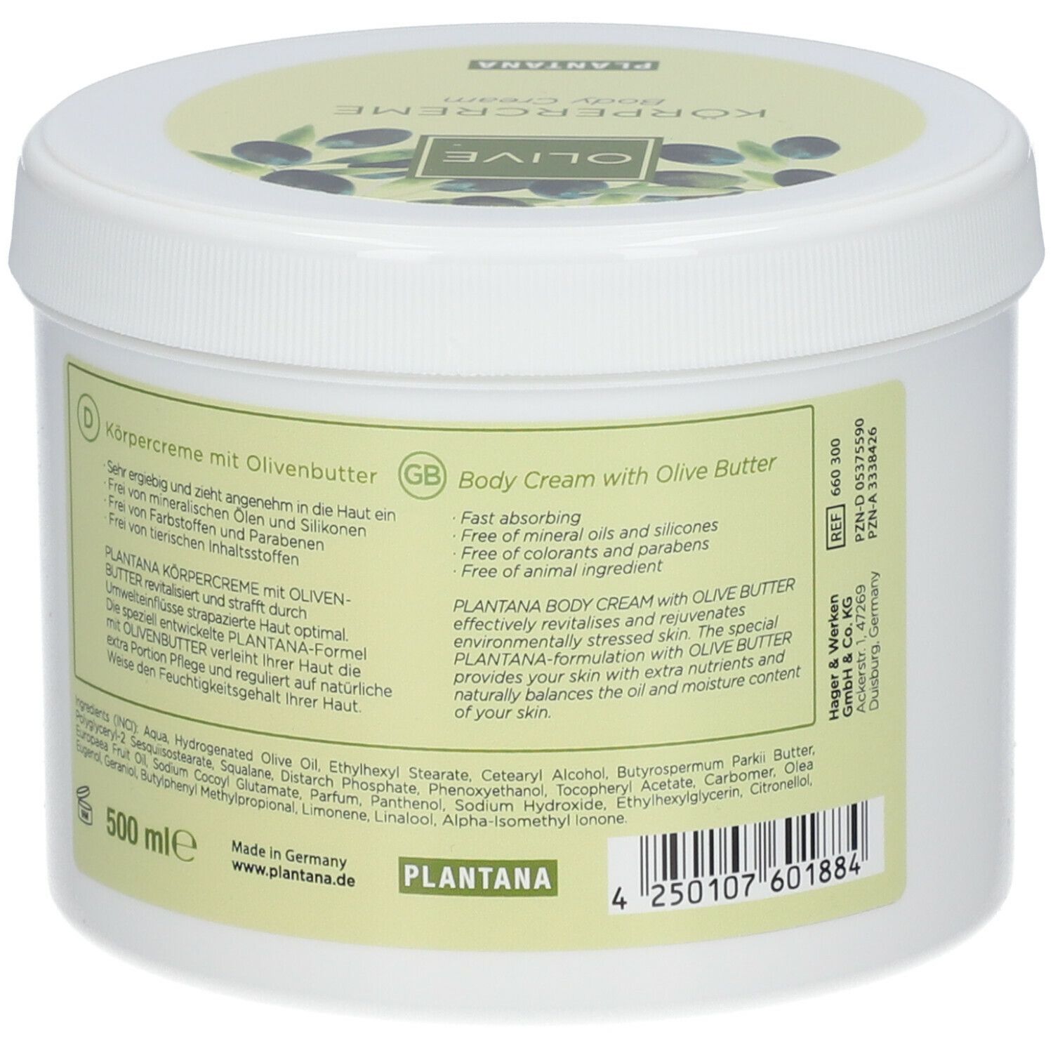 PLANTANA Olive-Butter Körper-Creme
