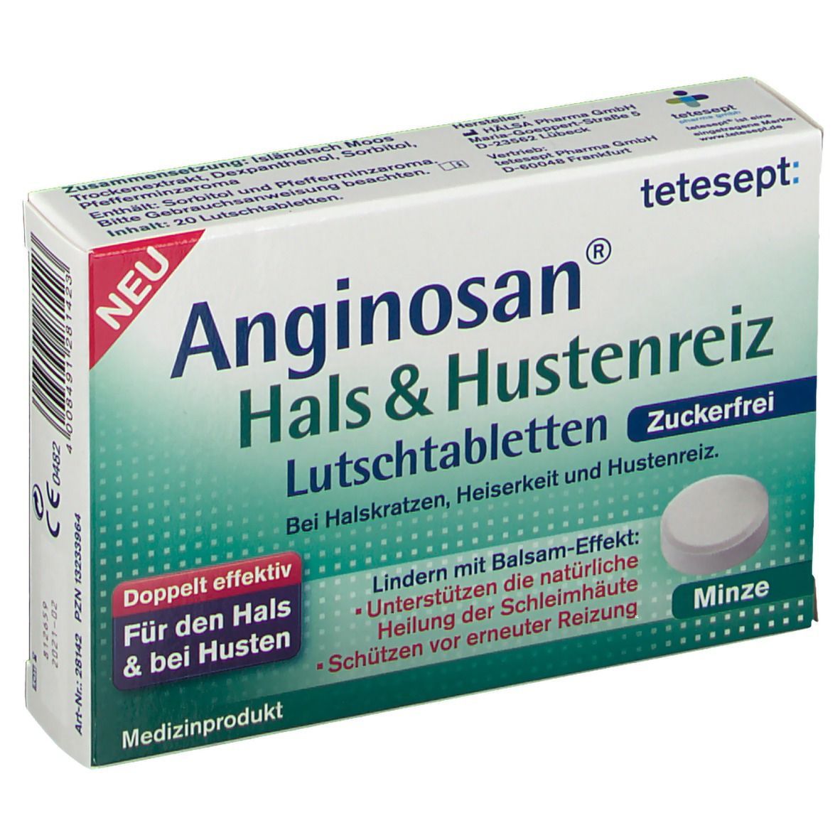 TETESEPT Anginosan Hals & Hustenreiz Lutschtabl.