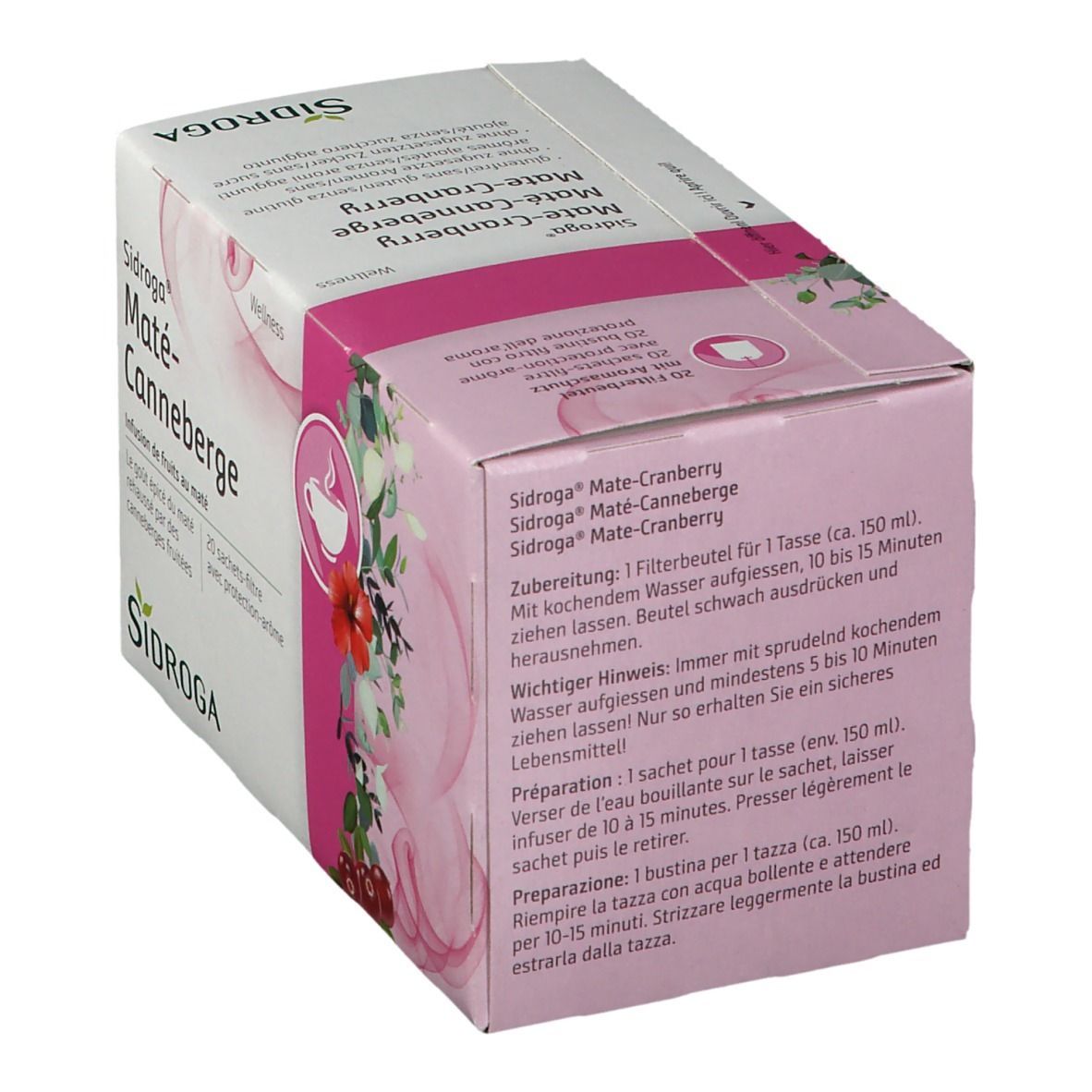 Sidroga® Wellness Mate-Cranberry Thé