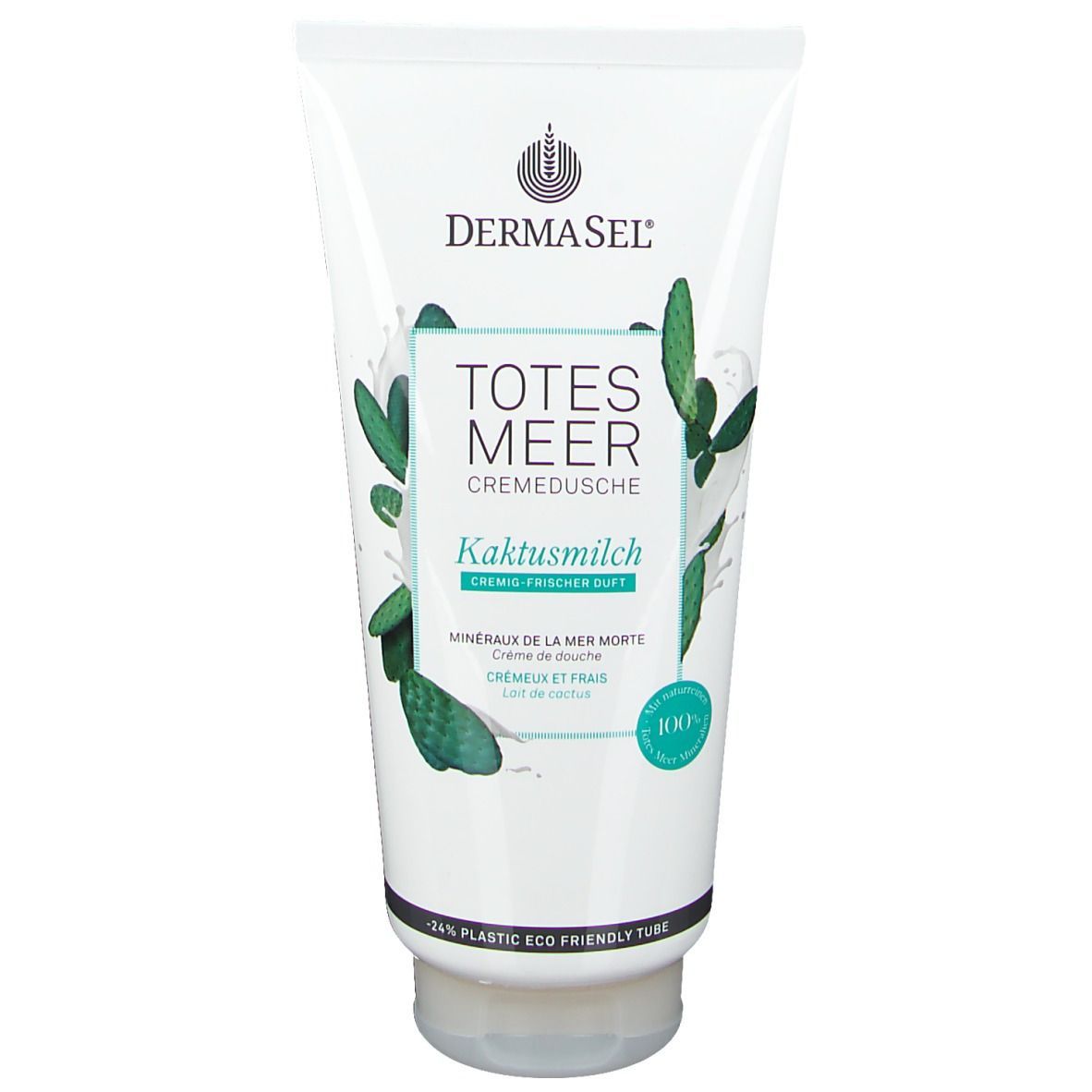DERMASEL® Totes Meer Crème de douche - Lait de cactus