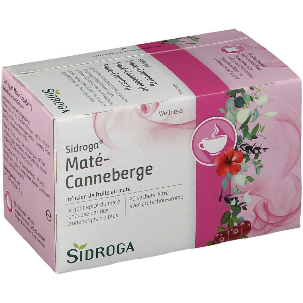 Sidroga® Wellness Mate-Cranberry Thé