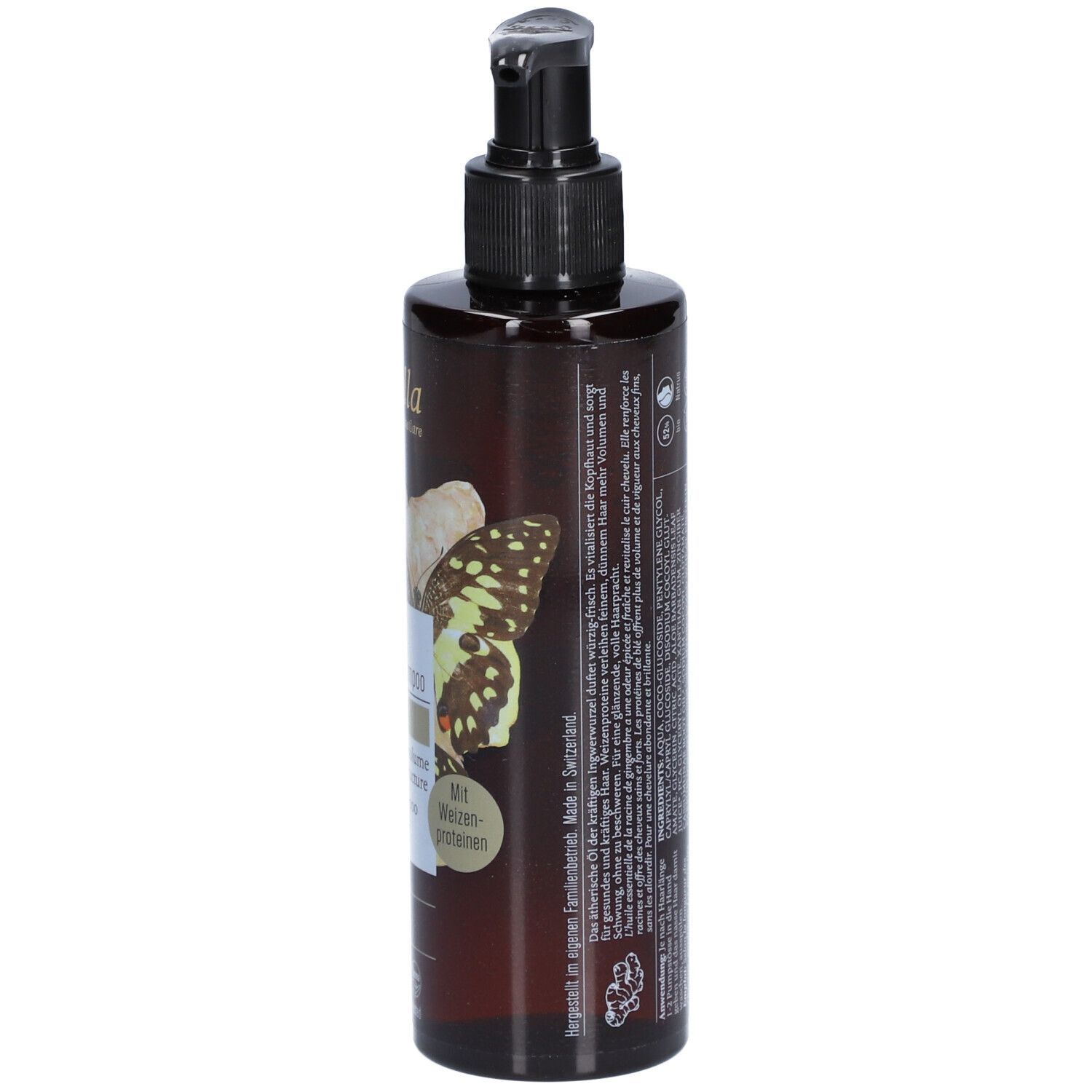 FARFALLA Shampoing volume au gingembre