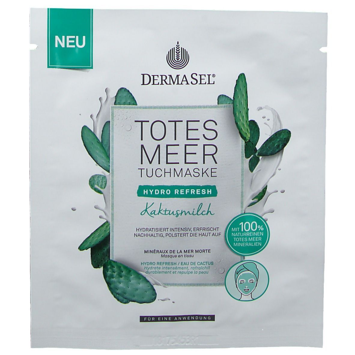 DERMASEL® Totes Meer Masque Lait de cactus