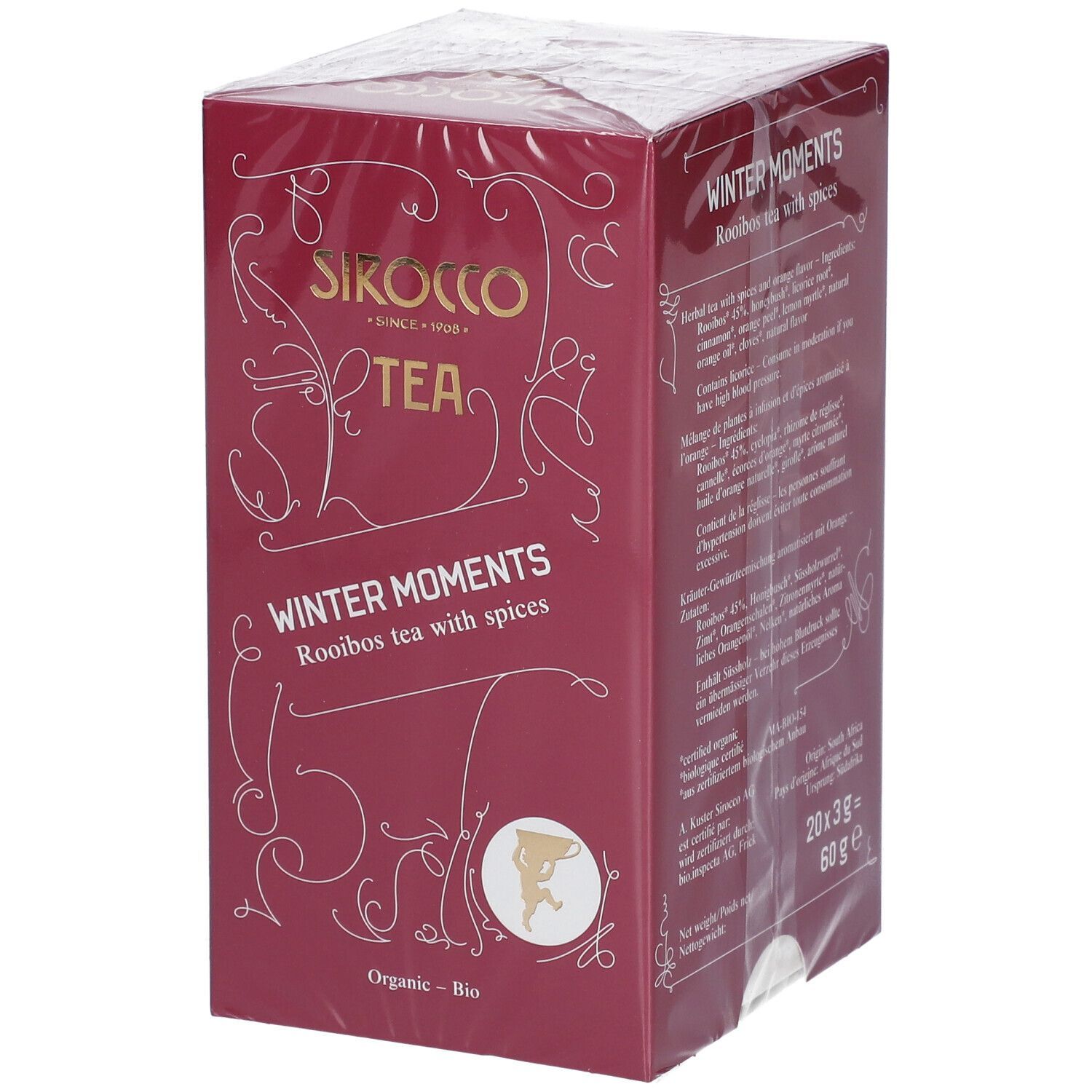 SIROCCO Sachets de thé Moments d'hiver