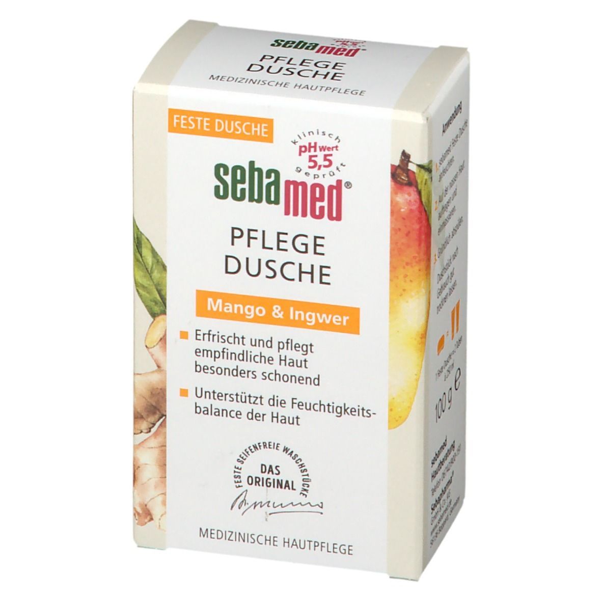 sebamed® care douche mangue & gingembre solide