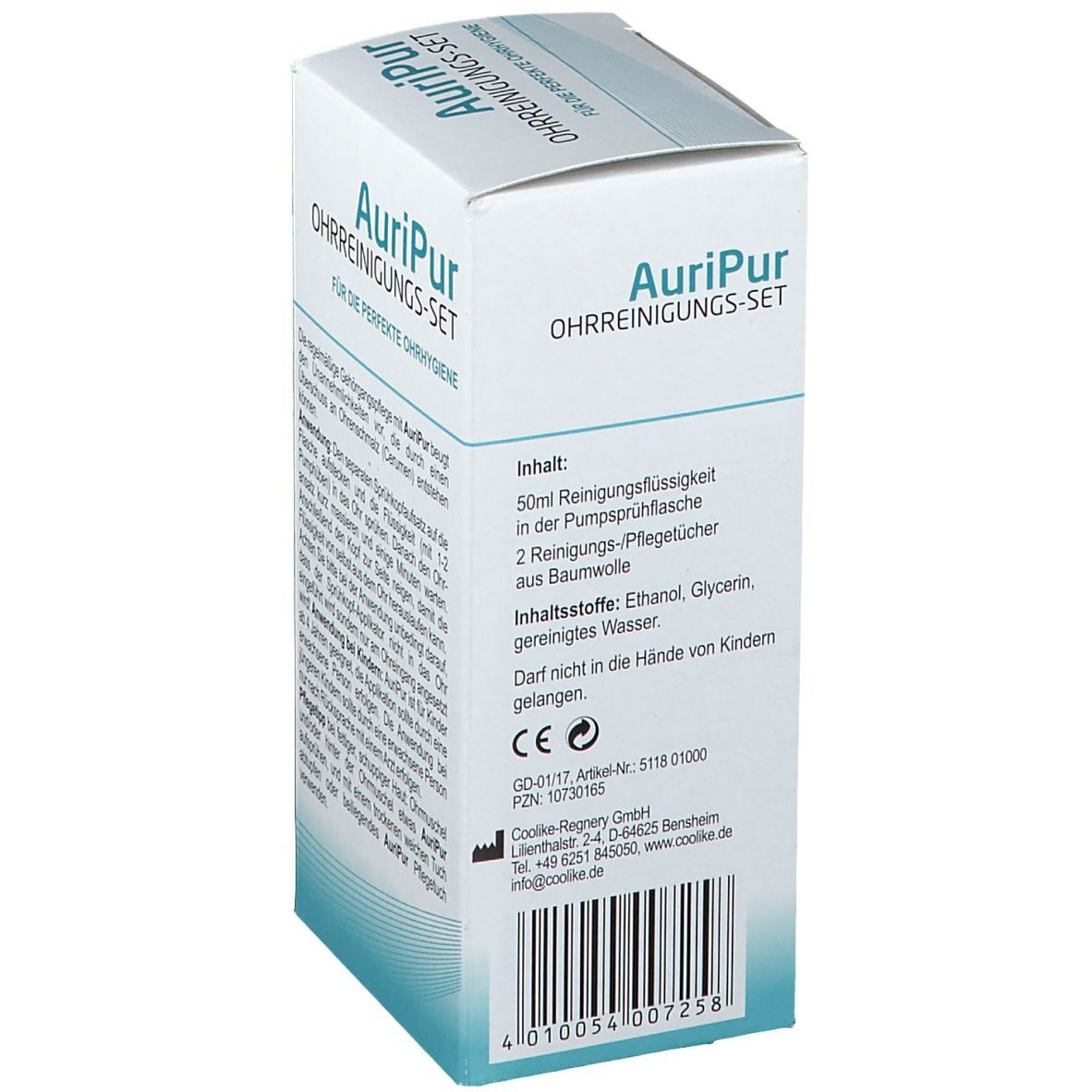AURIPUR Ohrreinigungs-Set 50 ml