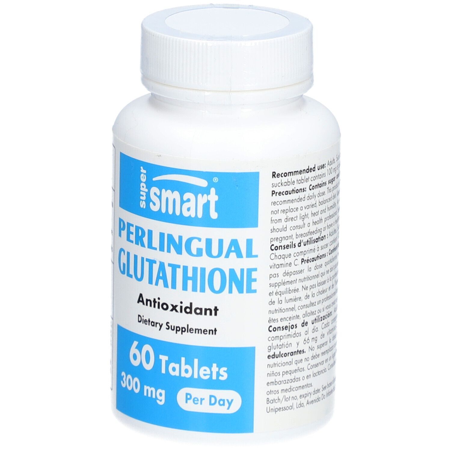SuperSmart Glutathione Perlingual - Antioxydant