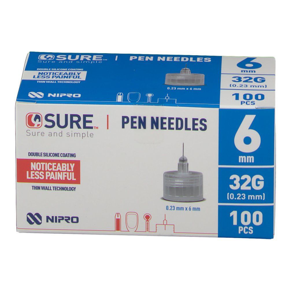 4SURE Pen-Nadeln 0,23 mm 32G 6 mm