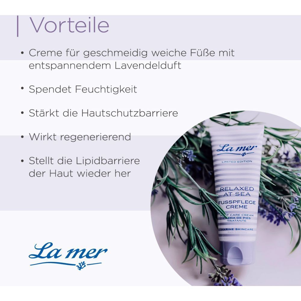 La mer Relaxed at Sea Fußpflegecreme