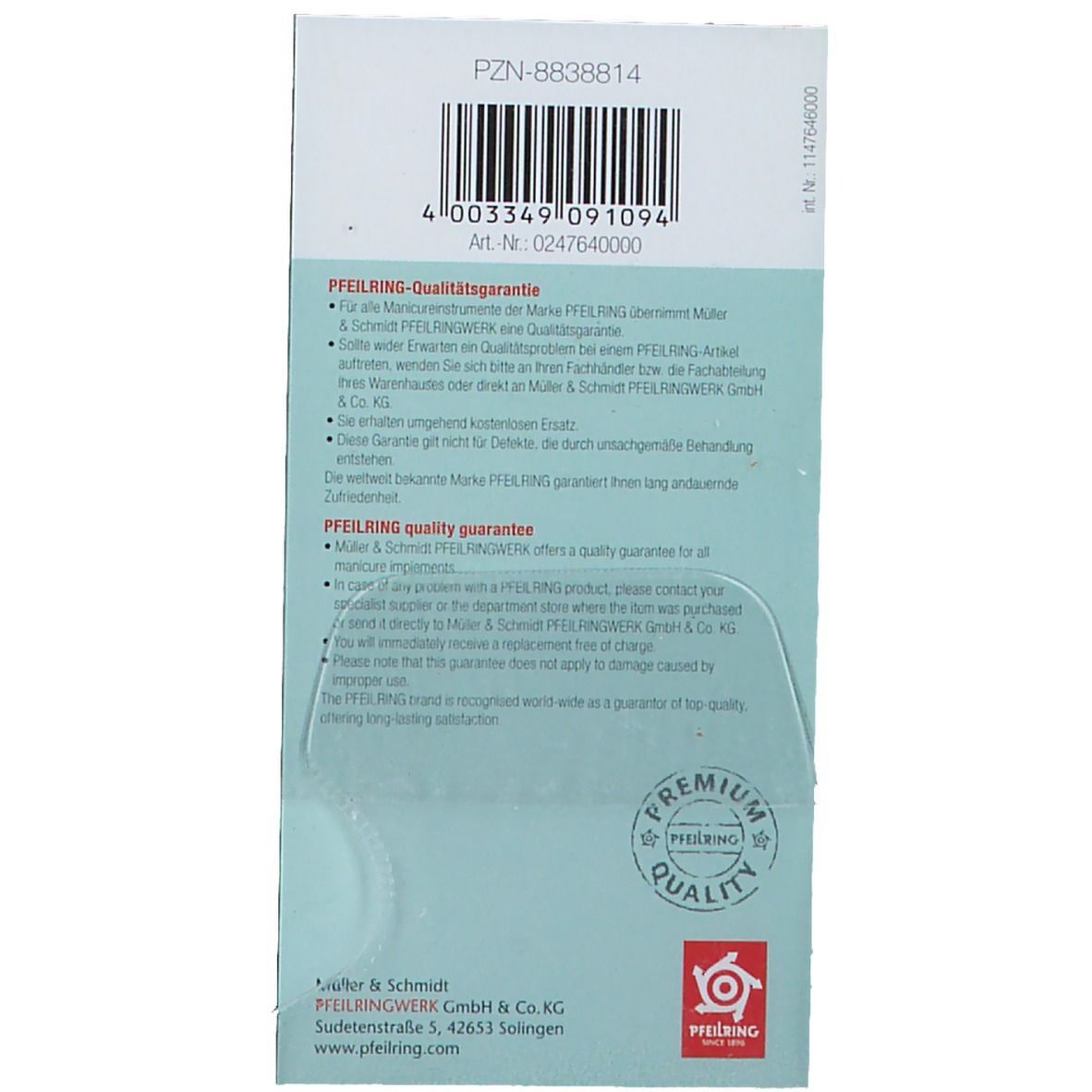 Pfeilring® Ciseaux à ongles bébé 4764