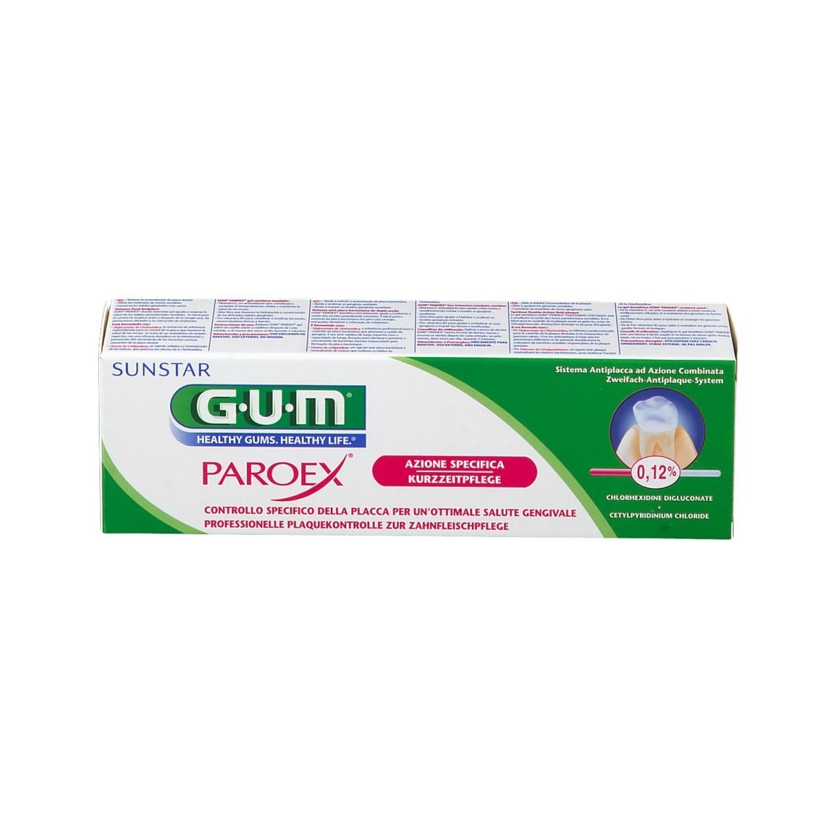 GUM Paroex Gel Dentifrice 0 12 75 Ml Redcare Apotheke