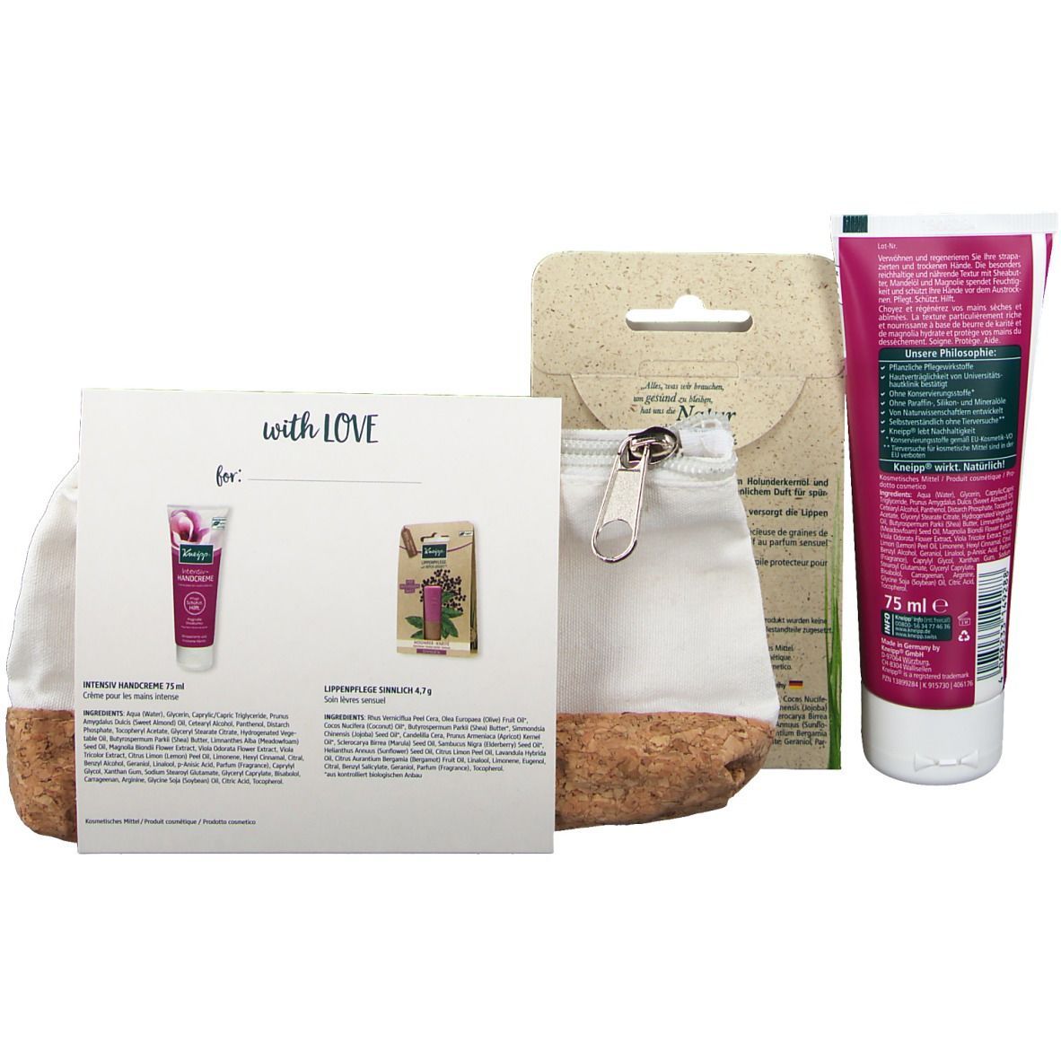 Kneipp With Love Soin des mains +  Soin des lèvres