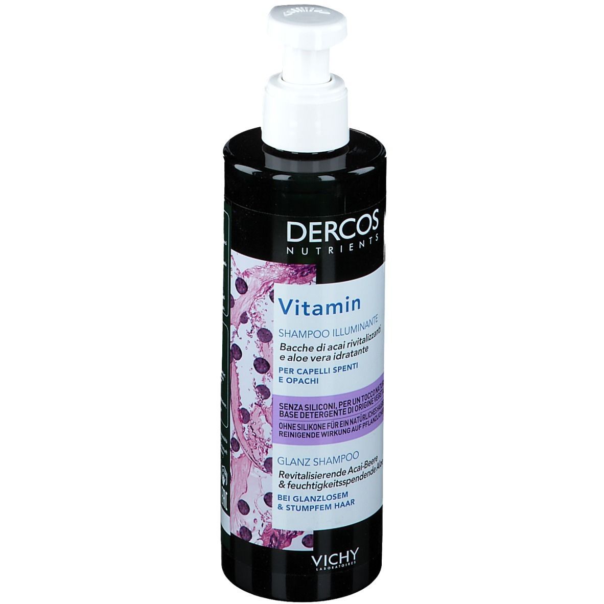 VICHY Dercos Nutrients Vitamin Shampooing Brillance