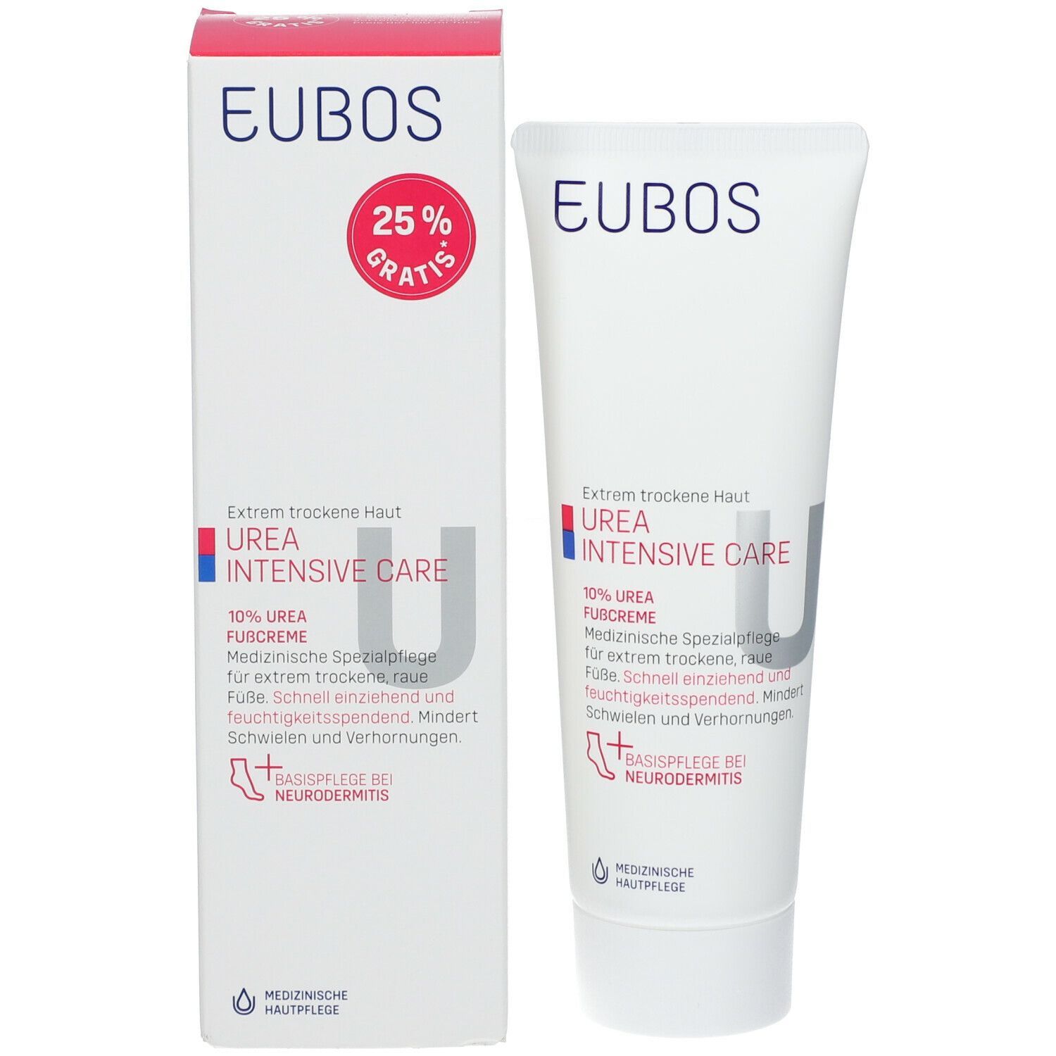 EUBOS® Peau sèche ​10% d'urée Crème pour pieds