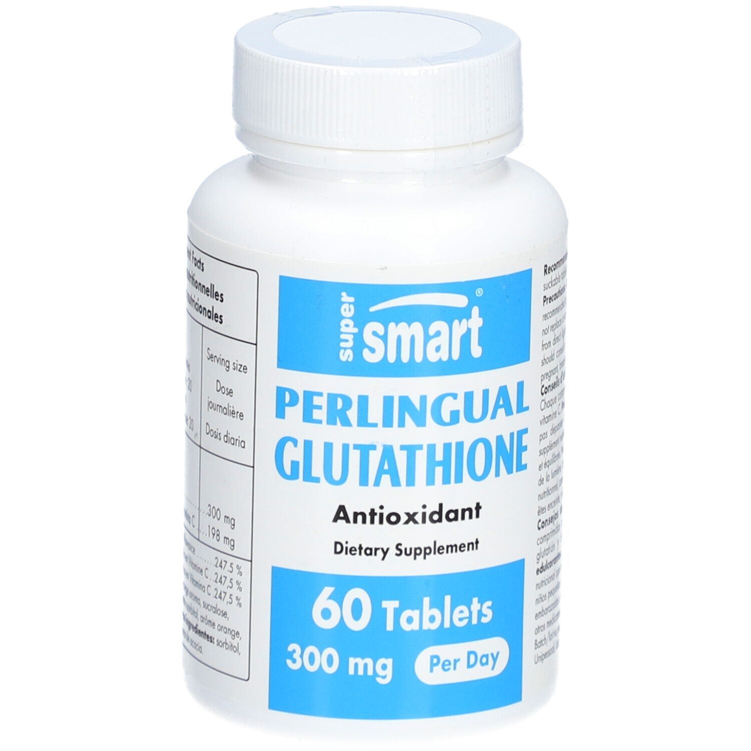 SuperSmart Glutathione Perlingual - Antioxydant