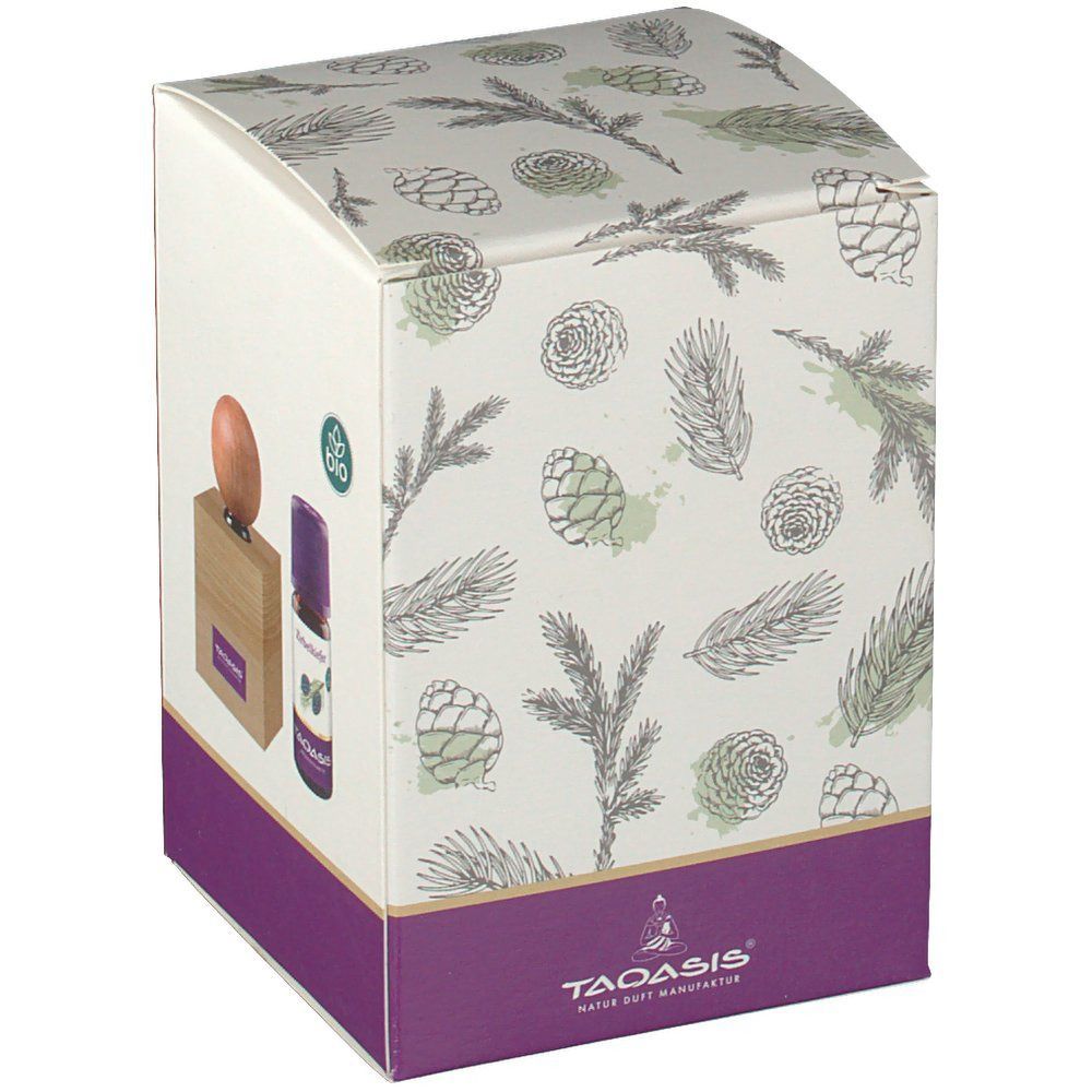 TAOASIS® Taonano Swiss Pine avec huile de pin & Cube en bois