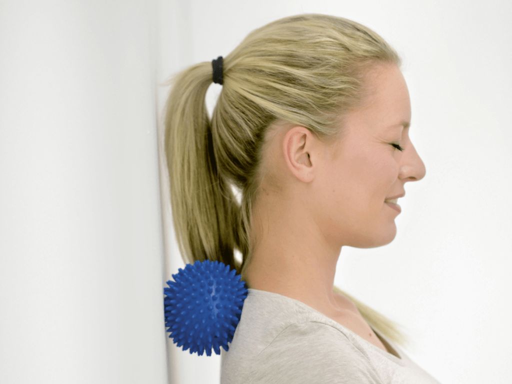 SISSEL Spiky-Ball 10cm blau 2 Stk