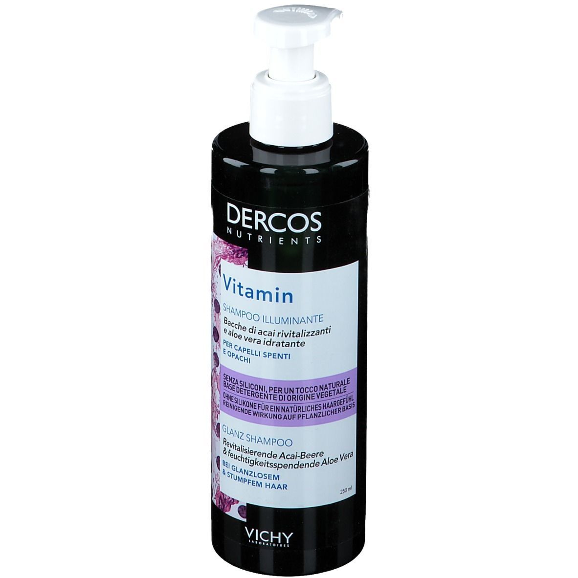 VICHY Dercos Nutrients Vitamin Shampooing Brillance