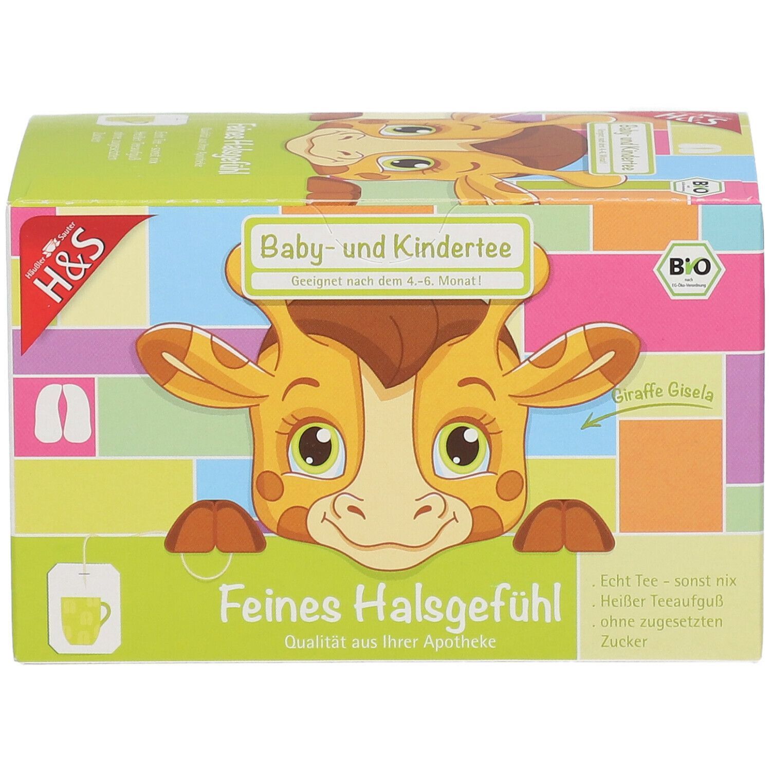 H&S Thé pour bébés et enfants Sensation de gorge fine