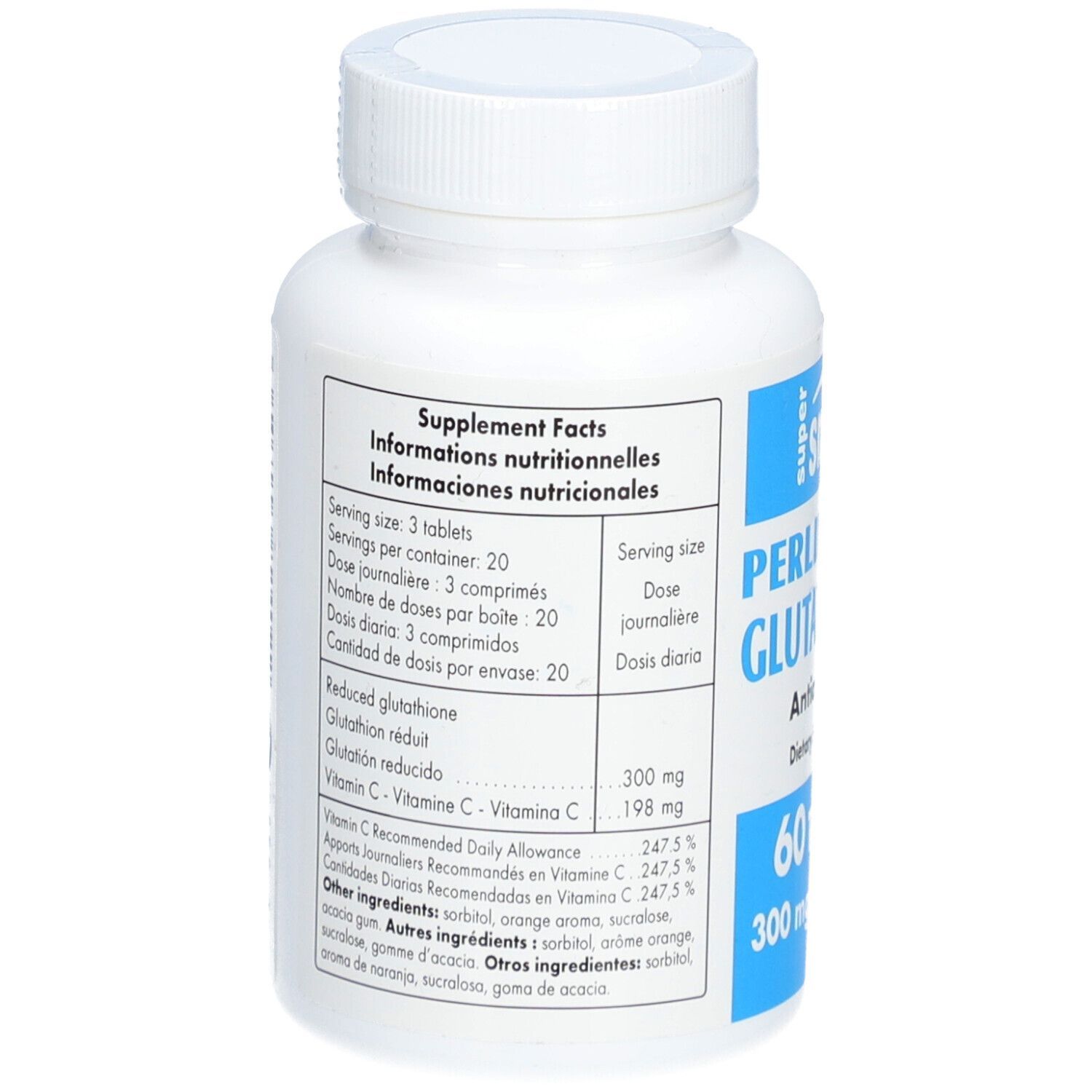 SuperSmart Glutathione Perlingual - Antioxydant