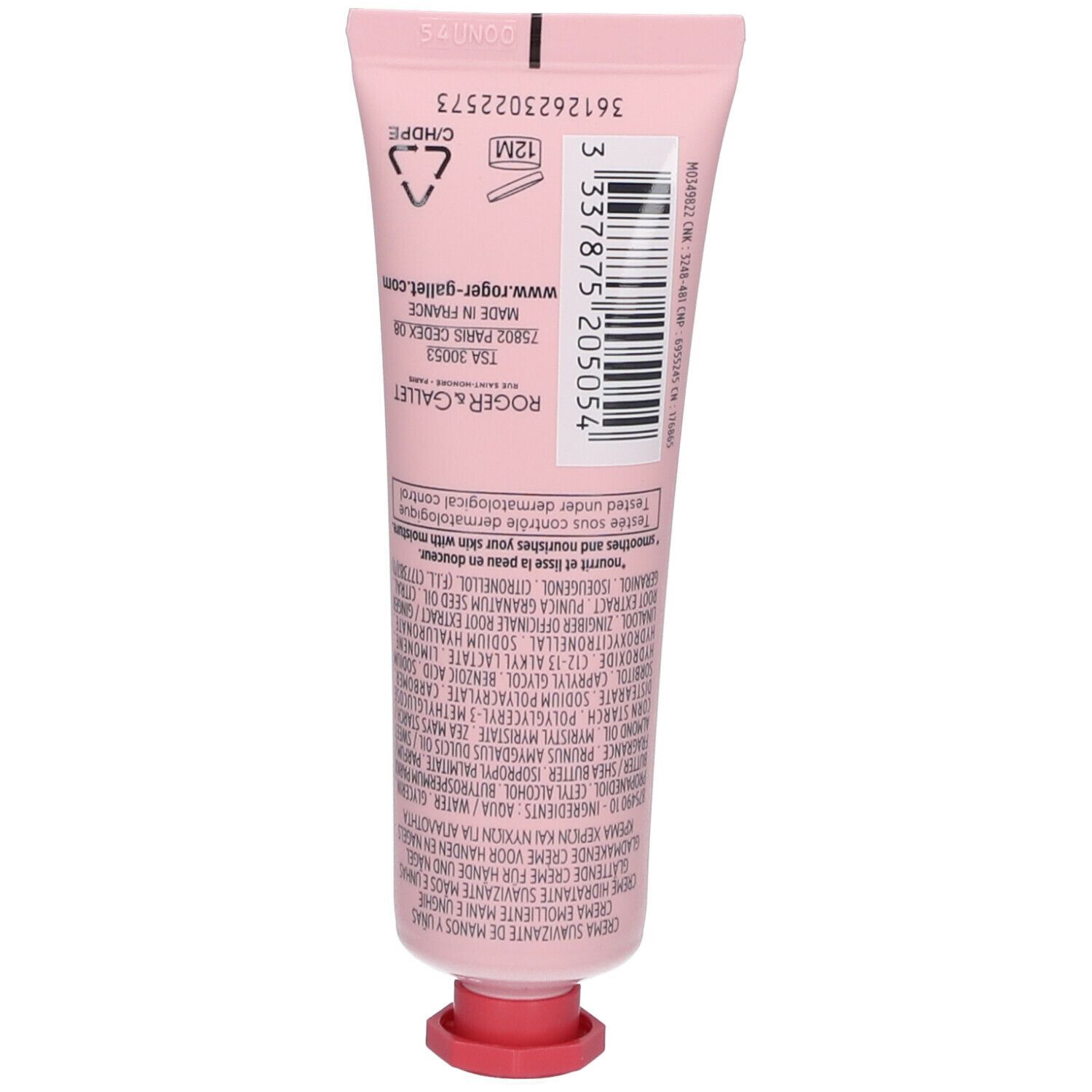 ROGER & GALLET Gingembre Rouge Hand- und Nagelcreme