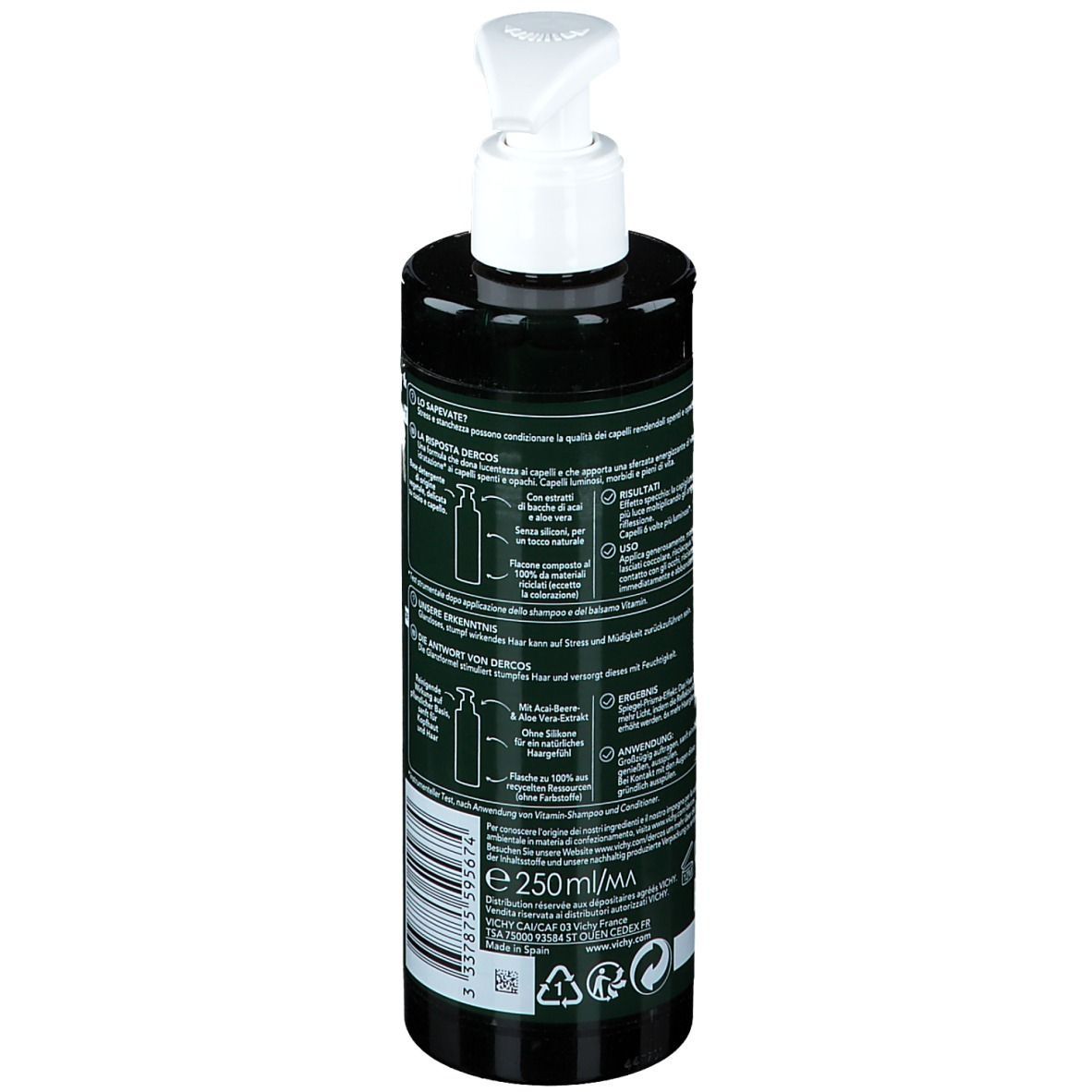VICHY Dercos Nutrients Vitamin Shampooing Brillance