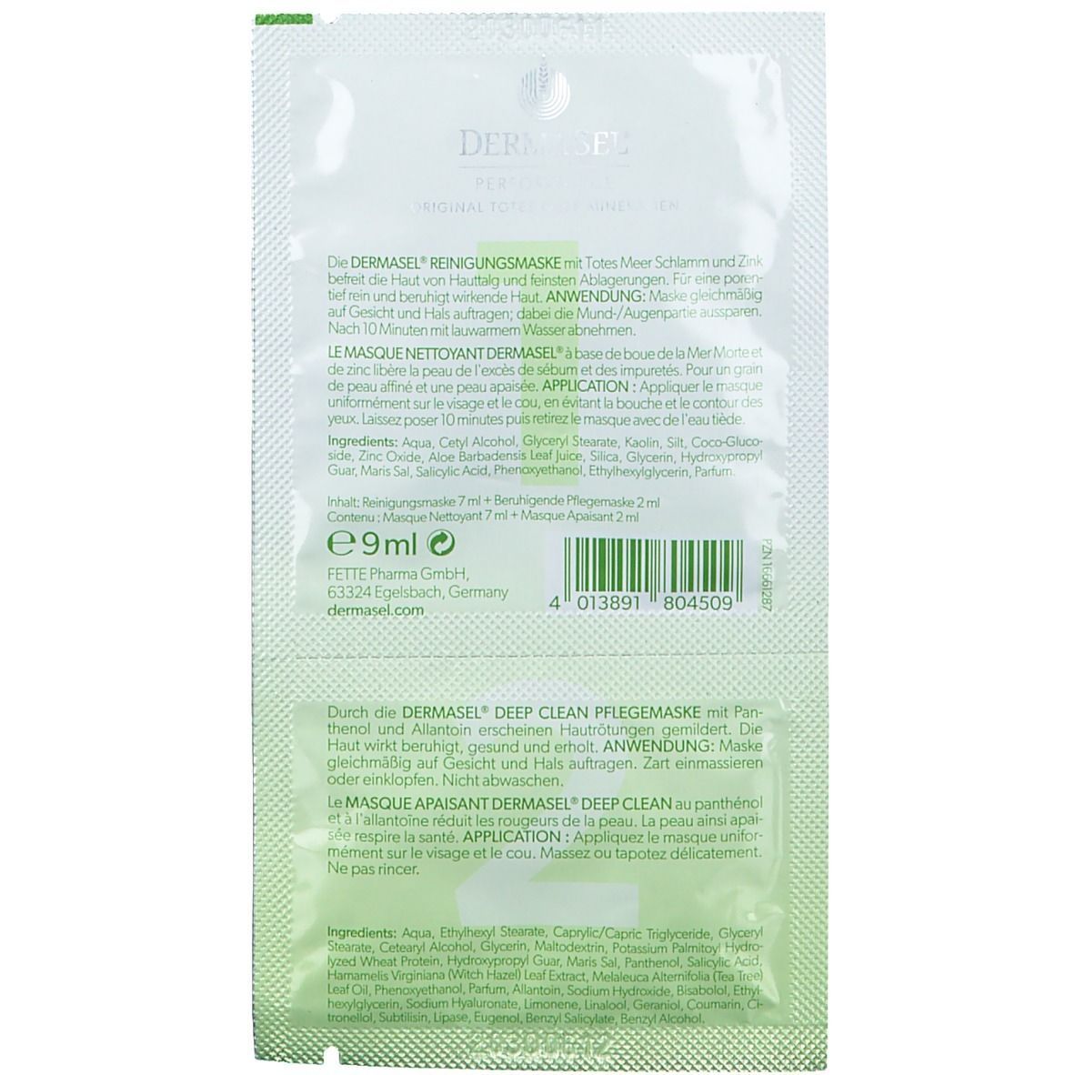 DermaSel® Performance Deep Clean masque de soin