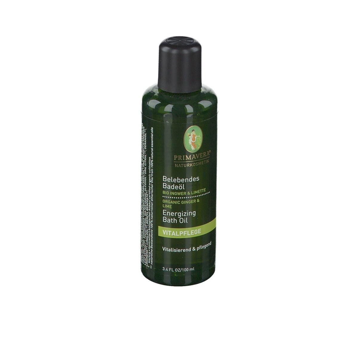 PRIMAVERA® Huile de bain revitalisante gingembre-citron vert bio