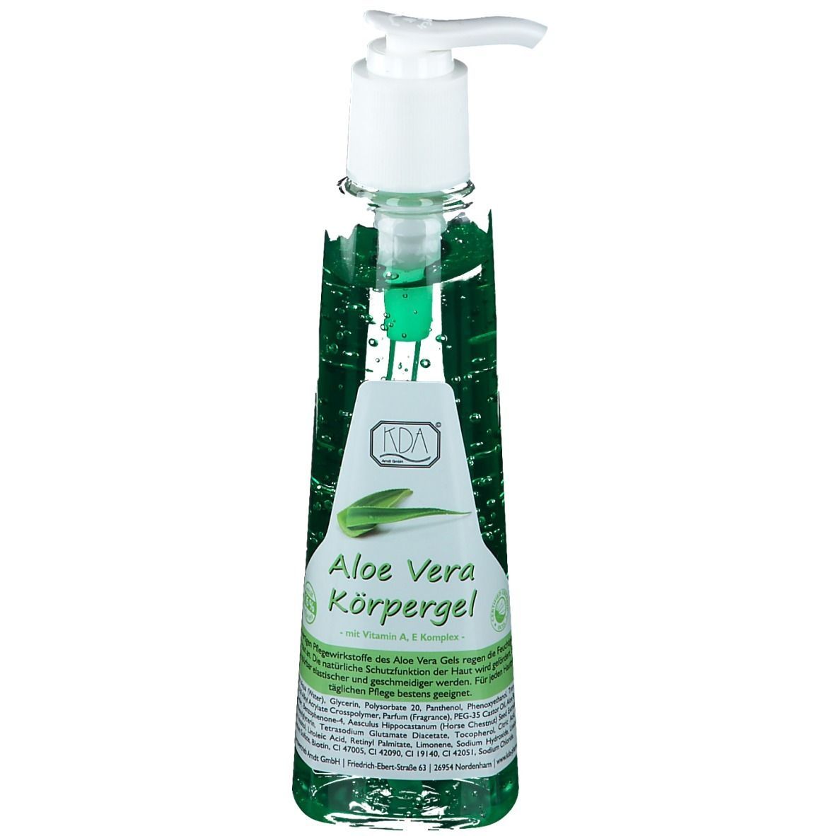 KDA® Aloe Vera Gel corporel