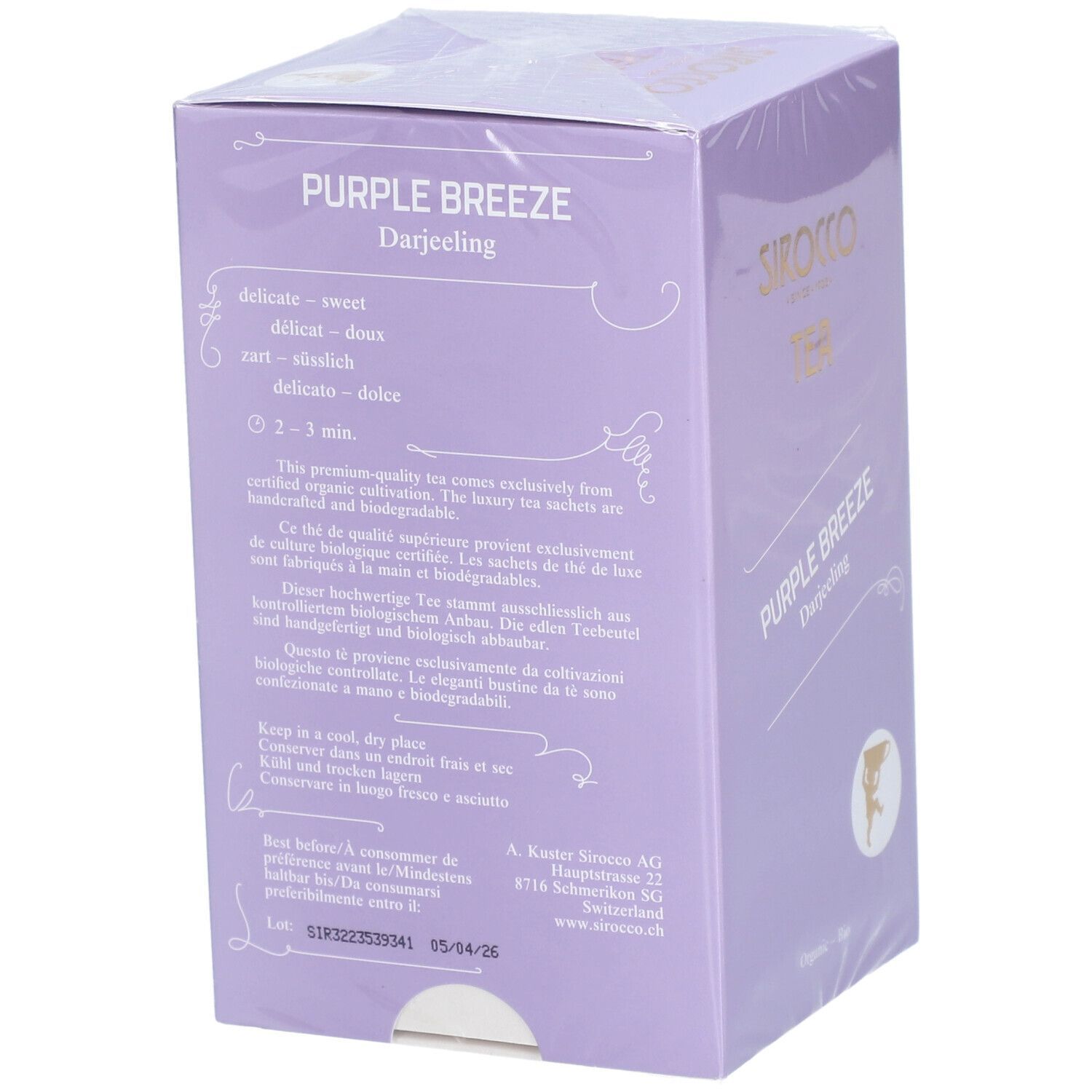 SIROCCO Teebeutel Purple Breeze 20 Stk