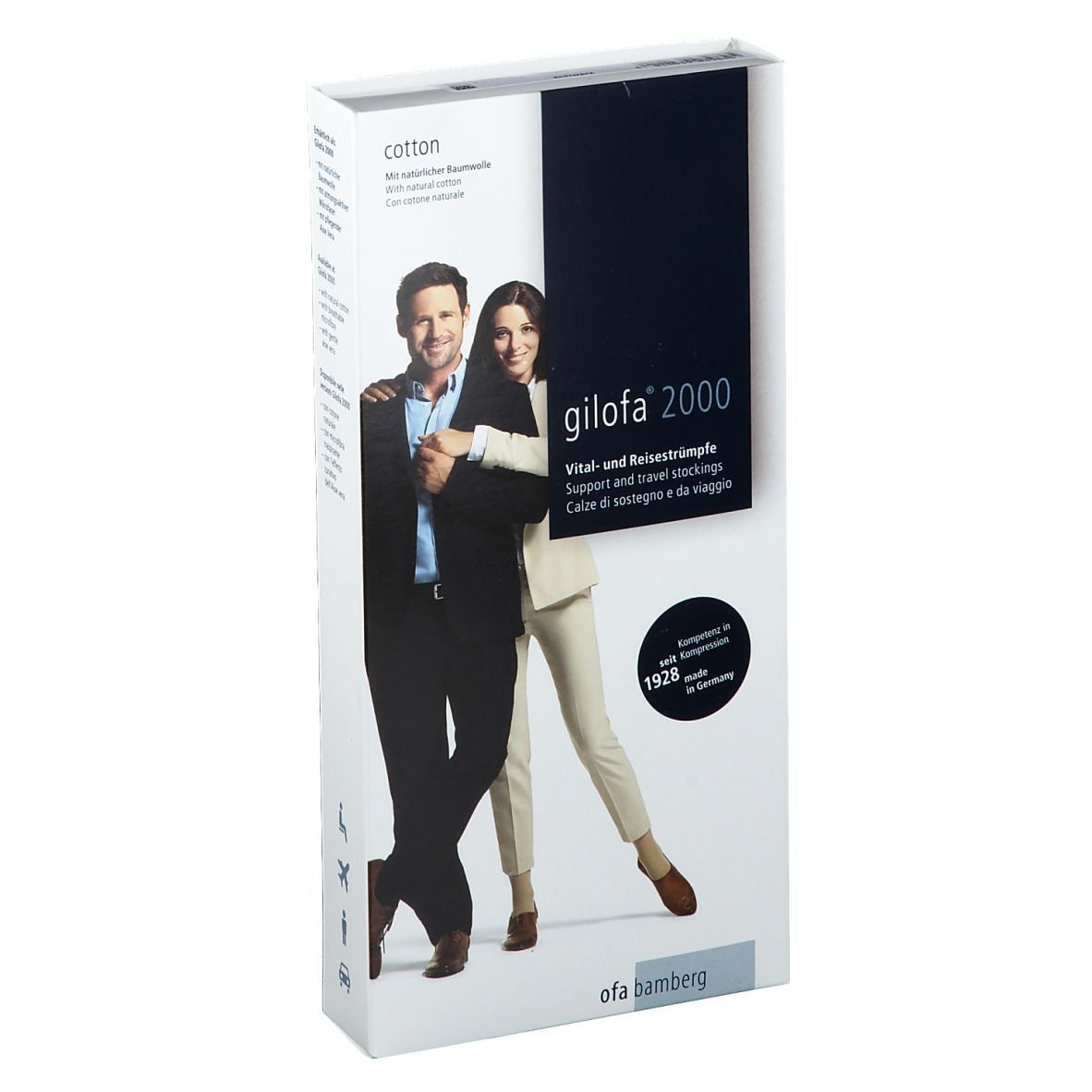 Gilofa® 2000 Chaussettes à genoux T.3 noir