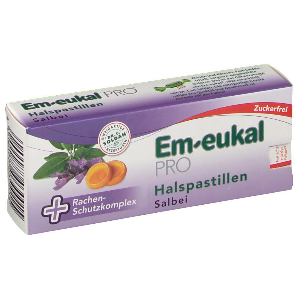 EM EUKAL PRO Halspastillen Salbei zuckerfrei