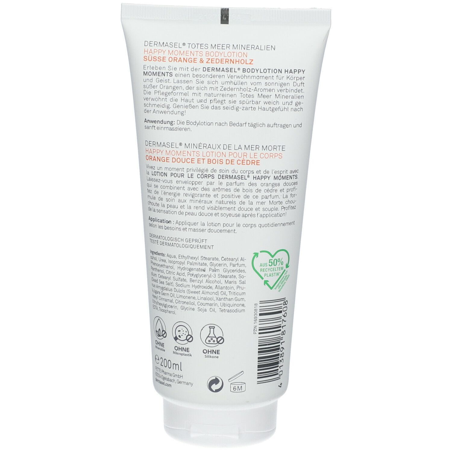 DERMASEL Mer Morte Lotion pour le corps Happy Moments