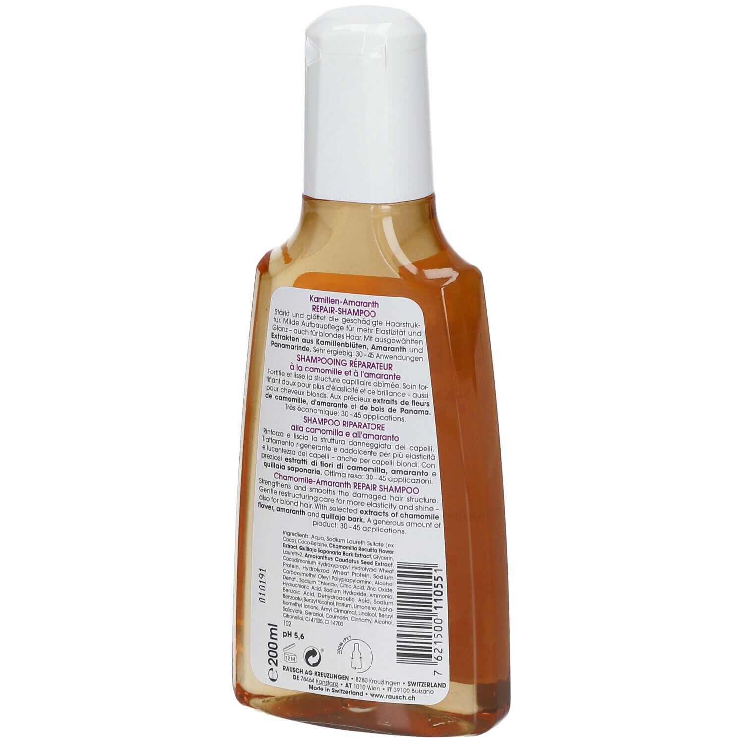 RAUSCH Shampooing Réparateur à la camomille et à l‘amarante