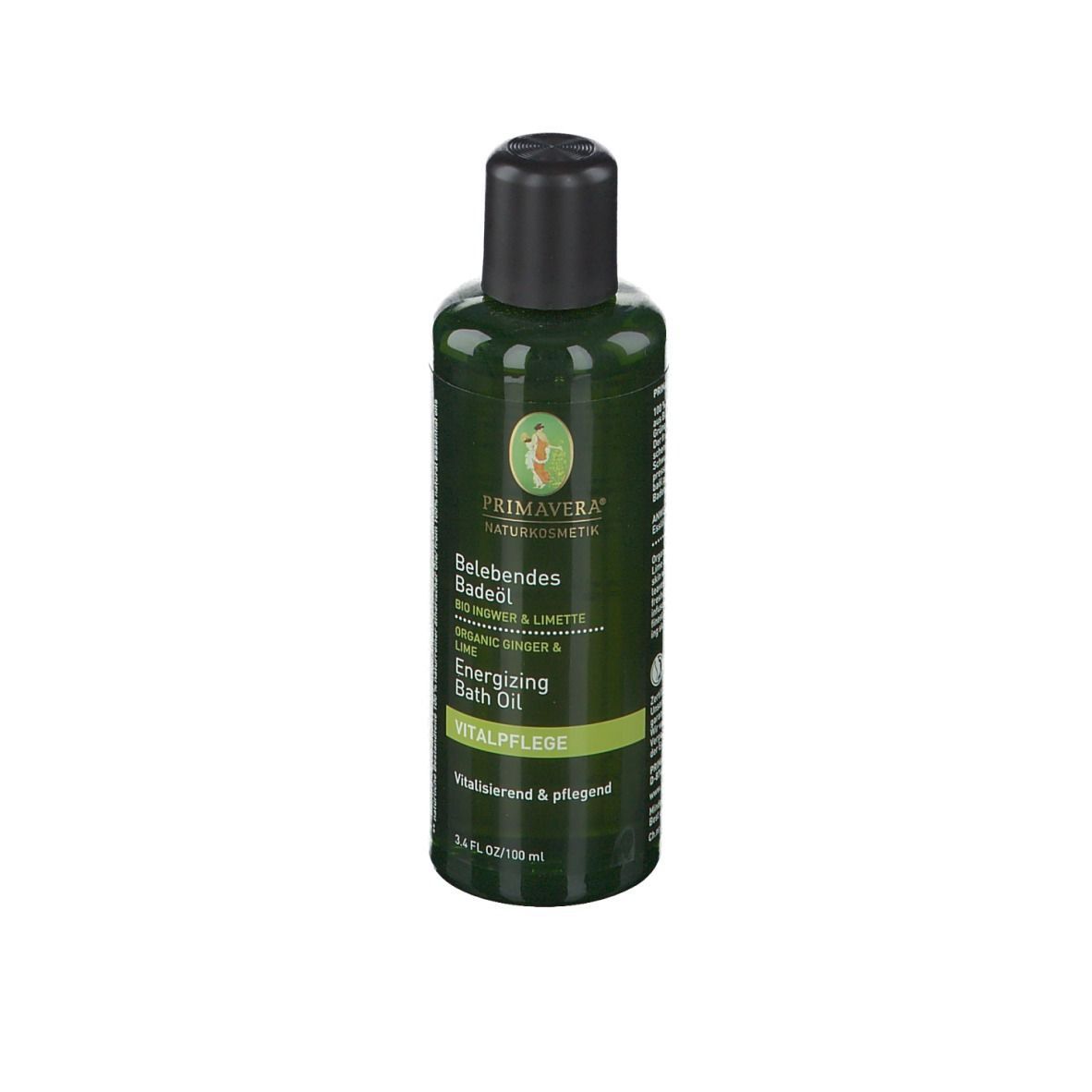 PRIMAVERA® Huile de bain revitalisante gingembre-citron vert bio