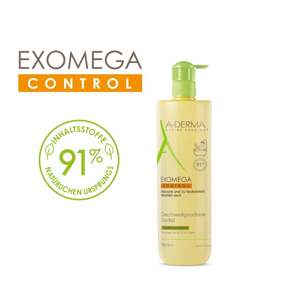 A-DERMA EXOMEGA CONTROL Geschmeidigmachendes Duschöl