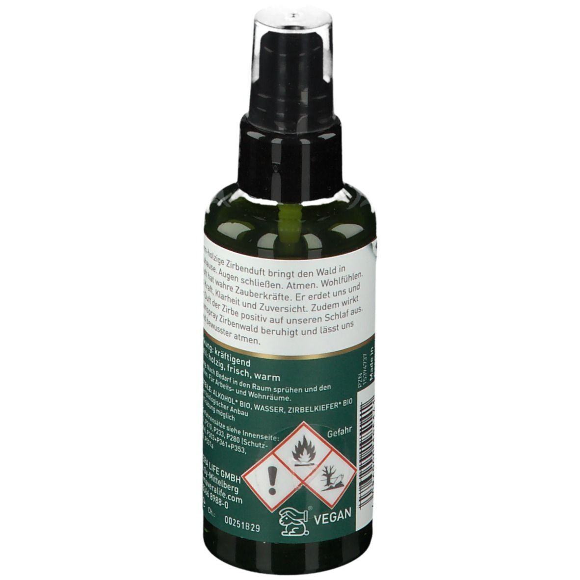 PRIMAVERA® Zirbenwald Raumspray bio