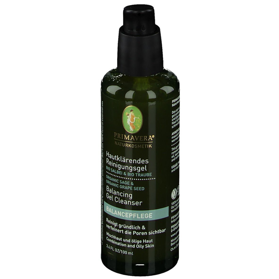 PRIMAVERA® Gel nettoyant clarifiant Sauge-Raisin