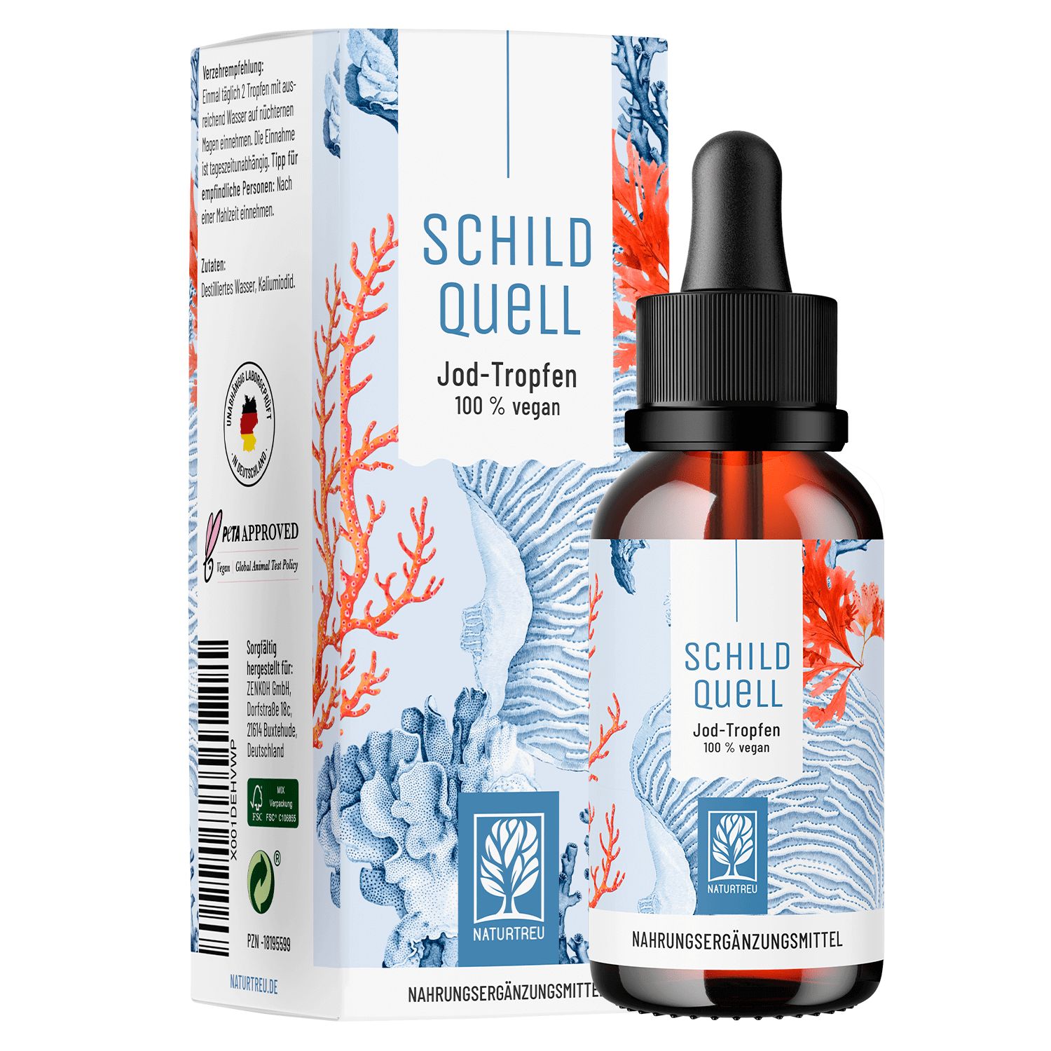 Jod Tropfen hochdosiert - Schildquell - NATURTREU®