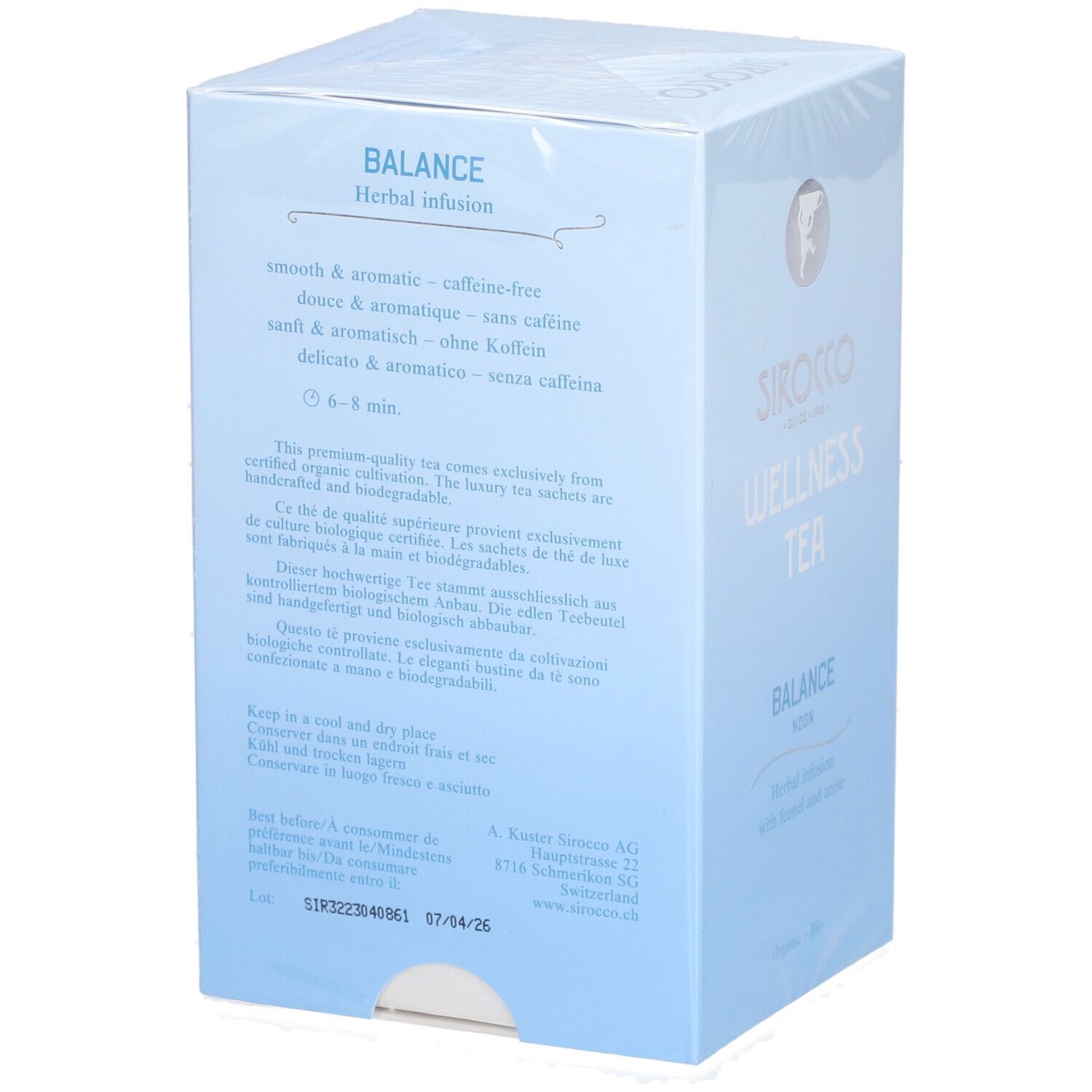 SIROCCO Teebeutel Balance 20 Stk