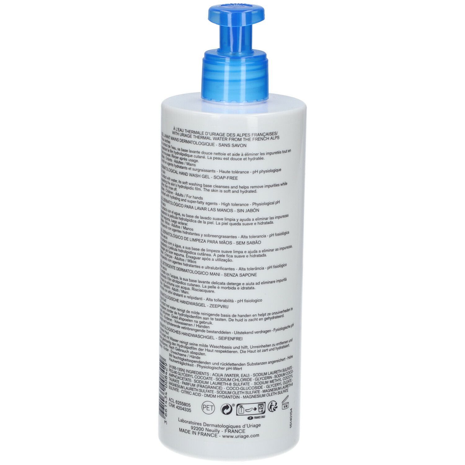 URIAGE Gel Lavant Mains Dermatologique