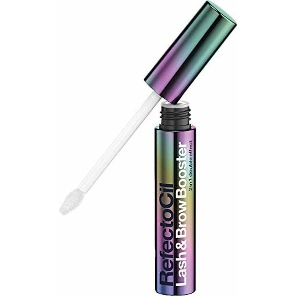 Regenbogenfarbene Tube mit RefectoCil-Logo und Produktnamen. Enthält einen Applikator.