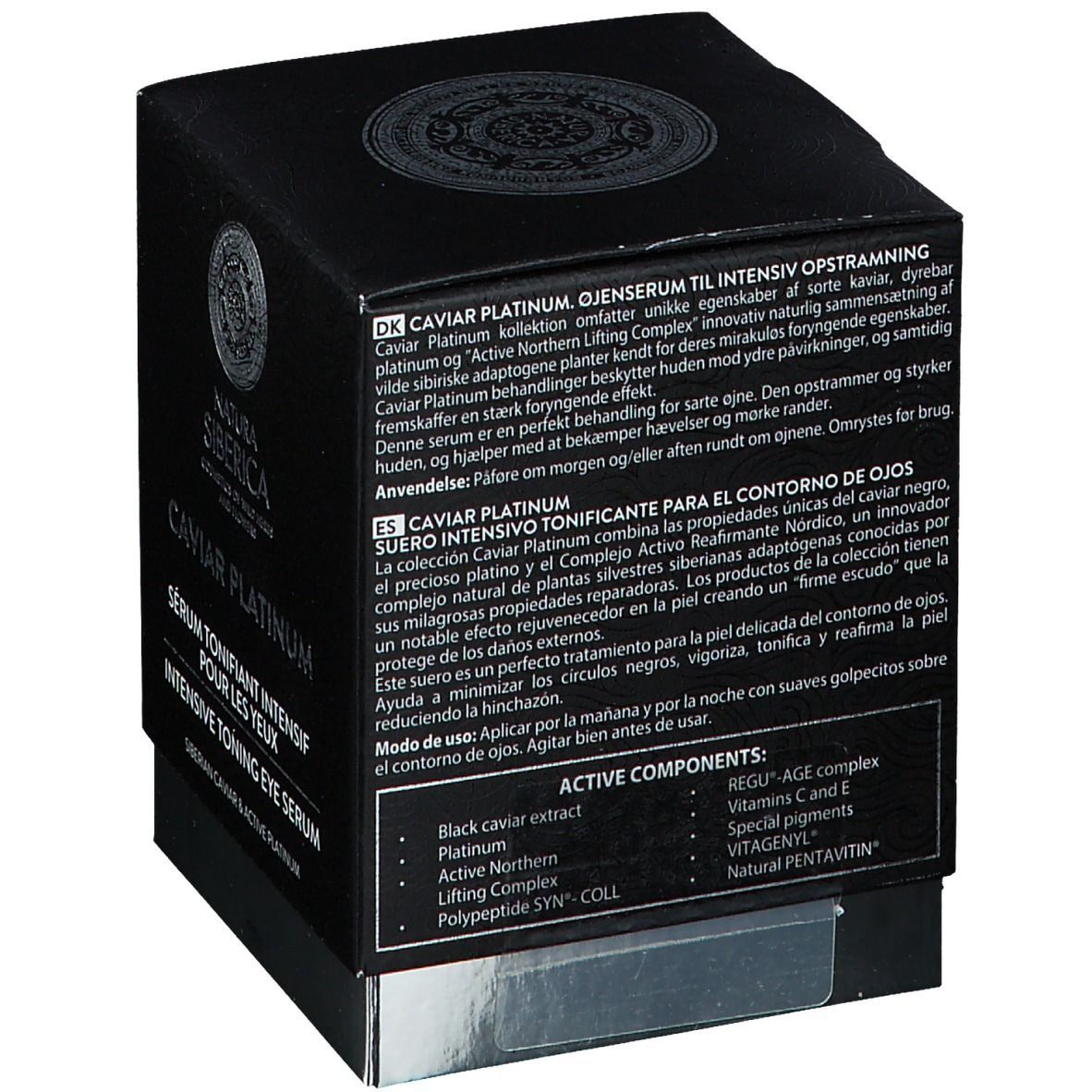 Natura Siberica Caviar Platinum Sérum Tonifiant Intensif Yeux