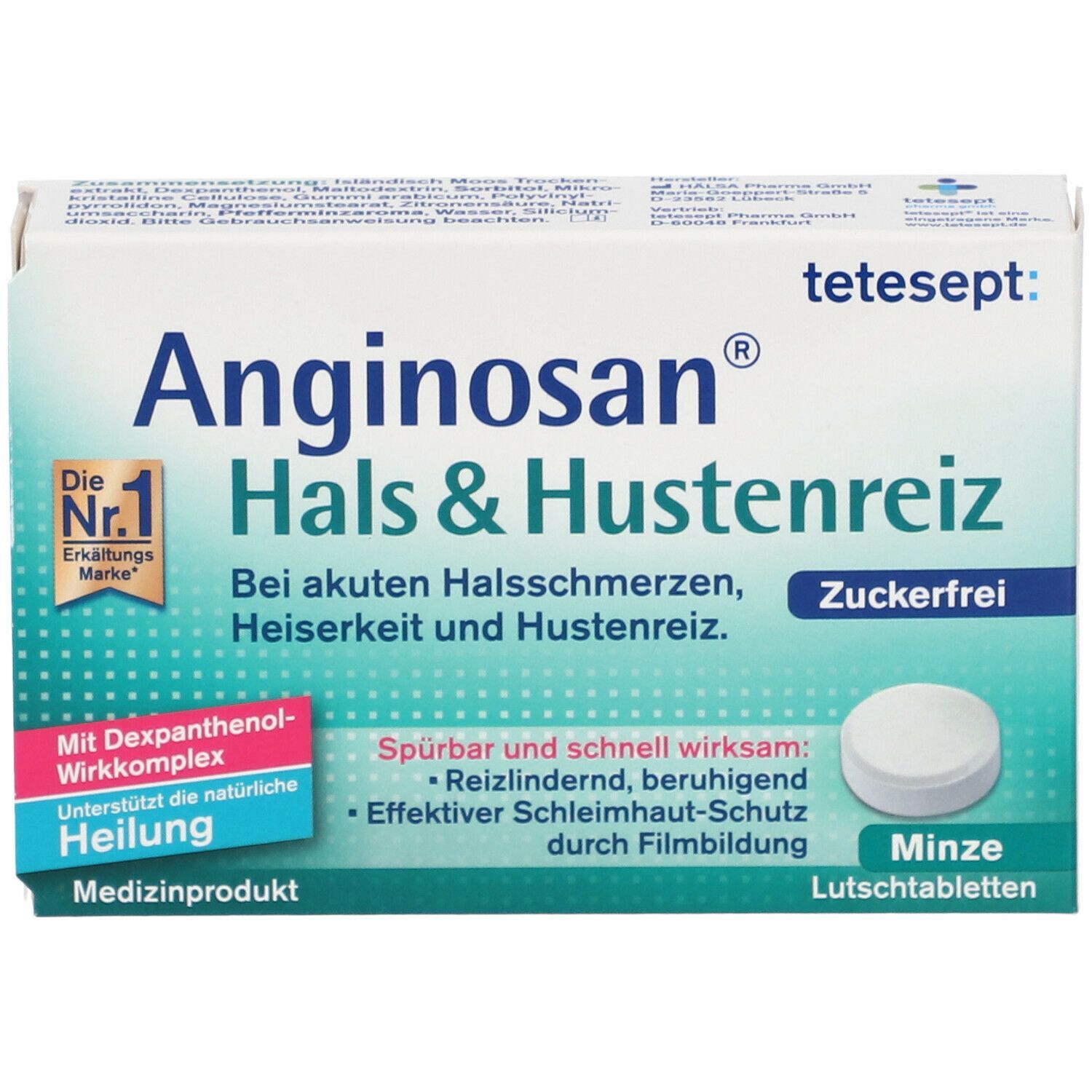 TETESEPT Anginosan Hals & Hustenreiz Lutschtabl.