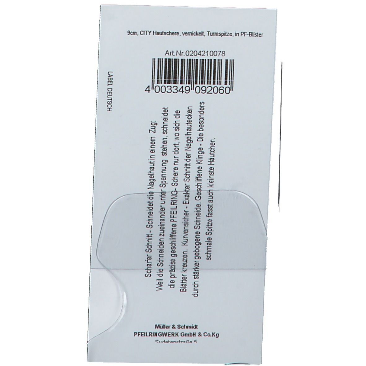 Pfeilring® Ciseaux fins à cuticules